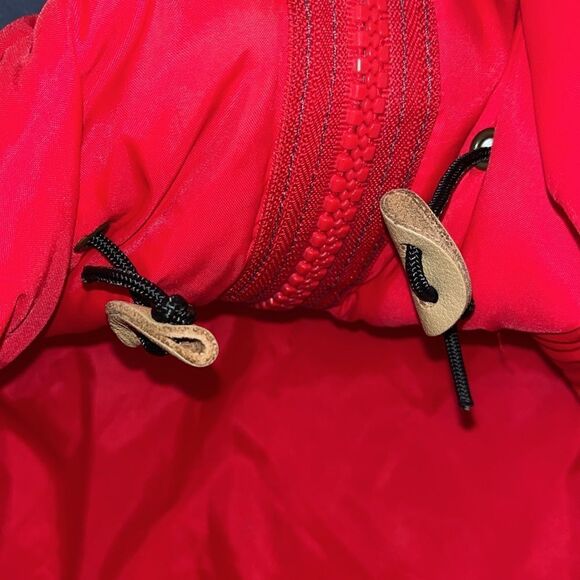 Vintage Gray/Red heavy quilted Woolrich Zipper Chore jacket coat Made in USA XL - Picture 5 of 5